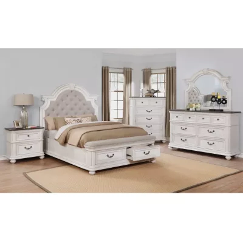 AVALON FURNITURE Lucia 2-Drawer Nightstand