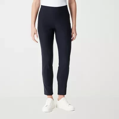 Gloria Vanderbilt Womens Straight High Rise Trouser