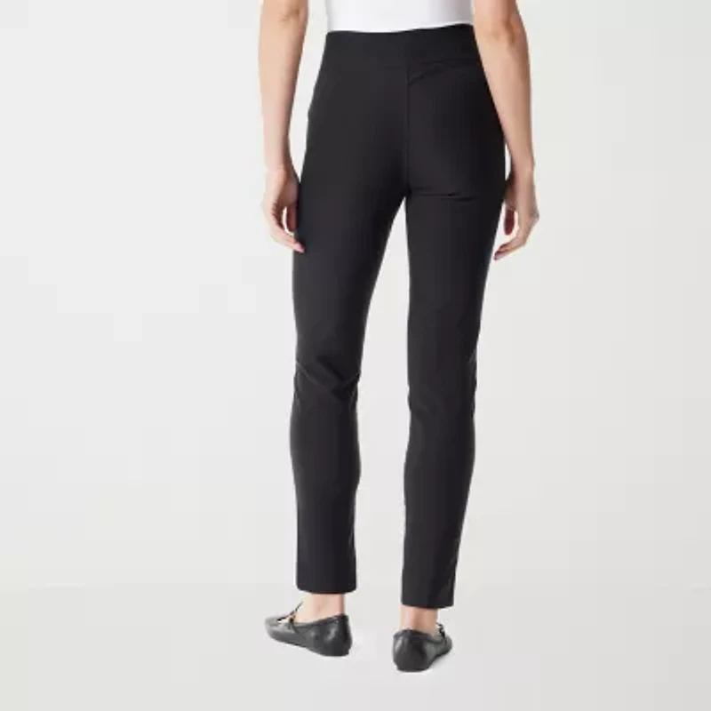 Gloria Vanderbilt Womens Straight High Rise Trouser