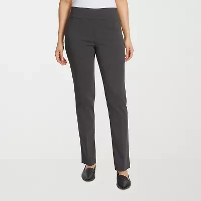 Gloria Vanderbilt Womens Straight High Rise Trouser