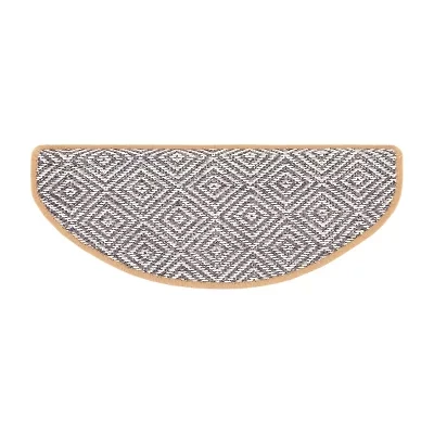 Safavieh Diamond Loomed 3 Pc D-Shaped Stair Treads