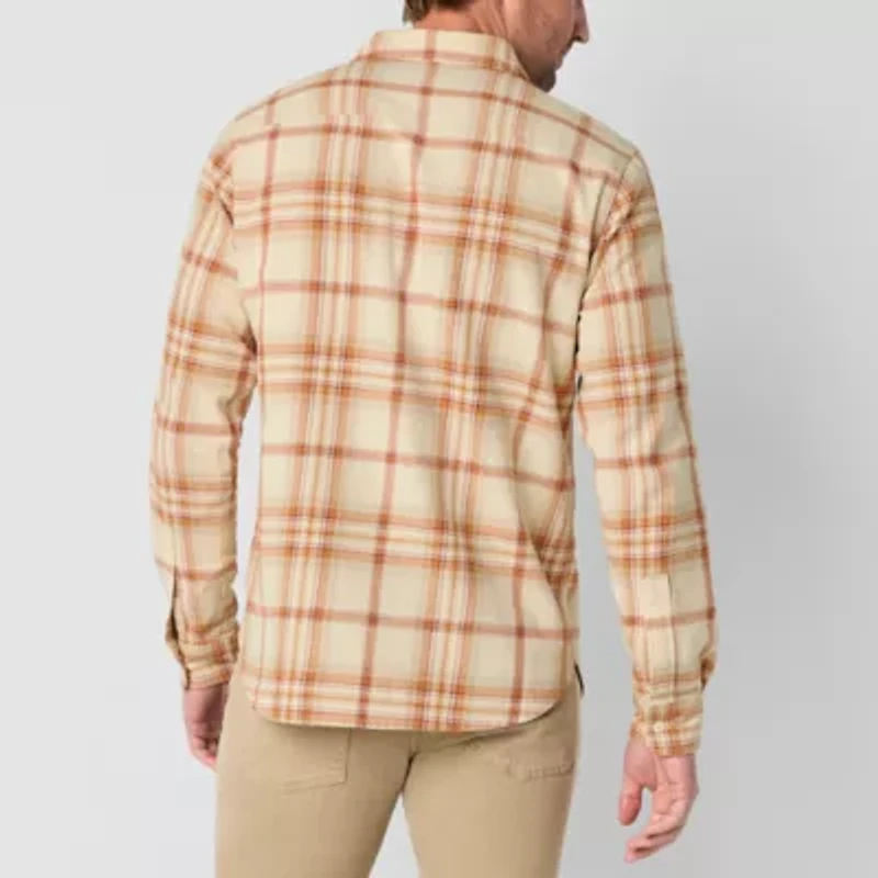 Frye and Co. Mens Long Sleeve Regular Fit Button-Down Shirt