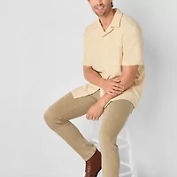 Frye and Co. Mens Short Sleeve Regular Fit Button-Down Shirt