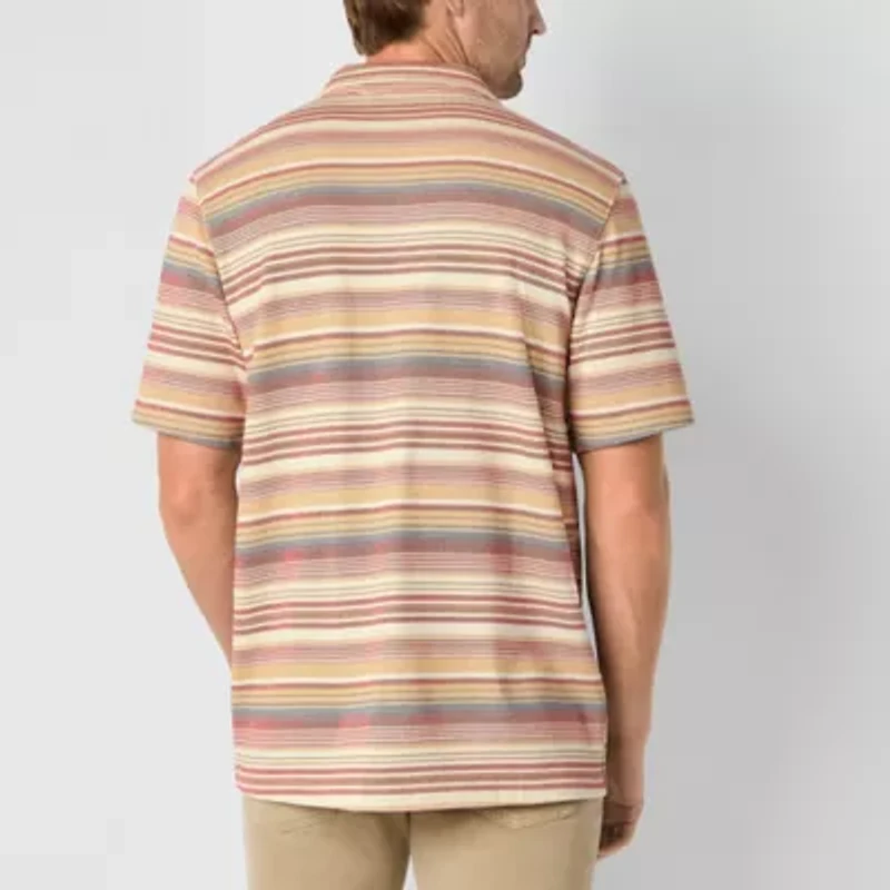 Frye and Co. Mens Short Sleeve Regular Fit Button-Down Shirt