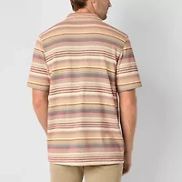 Frye and Co. Mens Short Sleeve Regular Fit Button-Down Shirt
