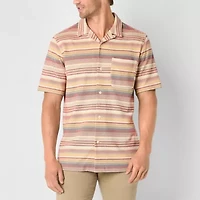 Frye and Co. Mens Short Sleeve Regular Fit Button-Down Shirt