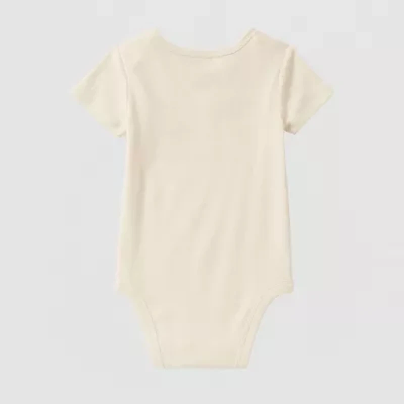 Okie Dokie Baby Unisex Crew Neck Short Sleeve Rib Bodysuit