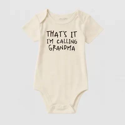Okie Dokie Baby Unisex Crew Neck Short Sleeve Rib Bodysuit