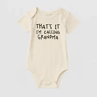 Okie Dokie Baby Unisex Crew Neck Short Sleeve Rib Bodysuit