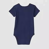 Okie Dokie Baby Boys Crew Neck Short Sleeve Rib Bodysuit