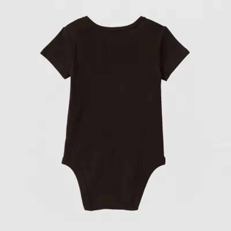 Okie Dokie Baby Boys Crew Neck Short Sleeve Rib Bodysuit