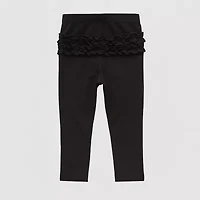 Okie Dokie Baby Girls Full Length Ruffle Back Leggings