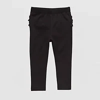 Okie Dokie Baby Girls Full Length Ruffle Back Leggings