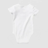 Okie Dokie Baby Unisex Round Neck Short Sleeve Rib Bodysuit