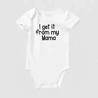 Okie Dokie Baby Unisex Round Neck Short Sleeve Rib Bodysuit