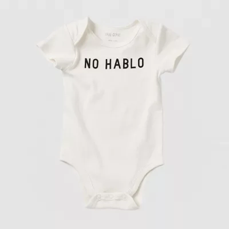 Okie Dokie Baby Unisex Round Neck Short Sleeve Rib Bodysuit