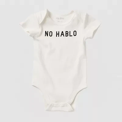 Okie Dokie Baby Unisex Round Neck Short Sleeve Rib Bodysuit