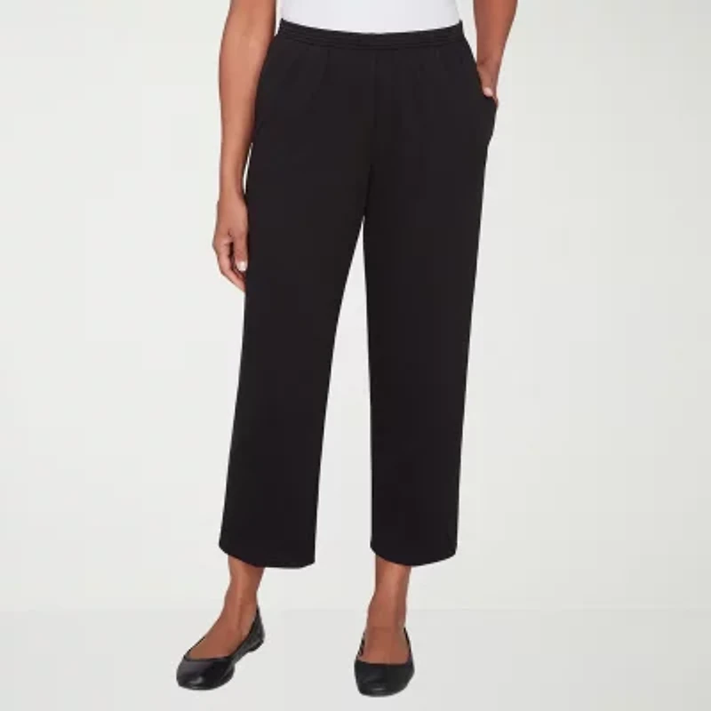 Alfred Dunner Classics Womens Straight Pull-On Pant