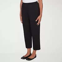 Alfred Dunner Classics Womens Straight Pull-On Pant