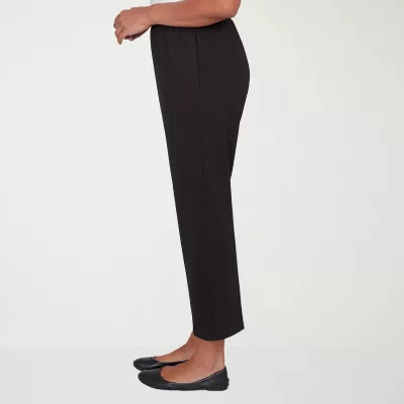 Alfred Dunner Classics Womens Straight Pull-On Pant