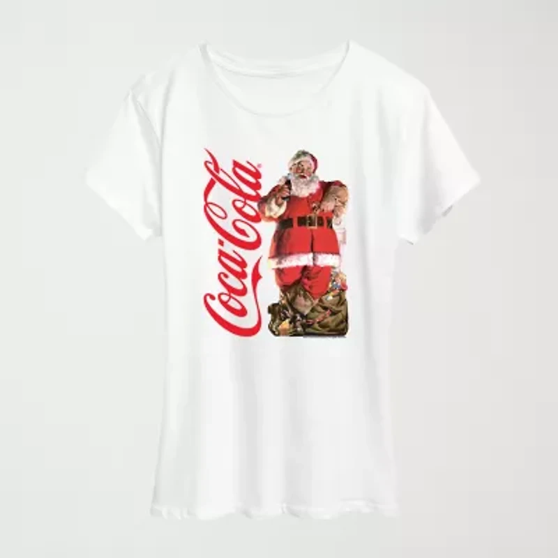 Womens Crew Neck Short Sleeve Regular Fit Graphic T-Shirt