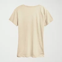 Womens Crew Neck Short Sleeve Vest