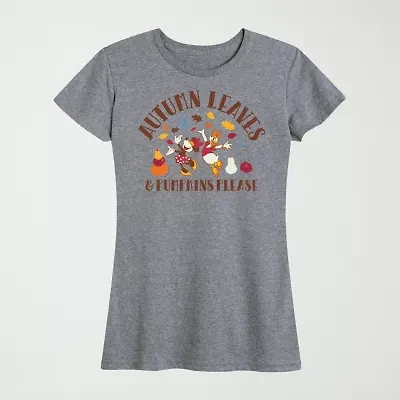 Womens Crew Neck Short Sleeve Minnie Mouse Vest