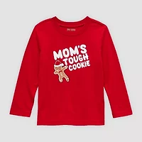 Okie Dokie Toddler & Little Boys Crew Neck Long Sleeve Regular Fit 2-pc. Graphic T-Shirt