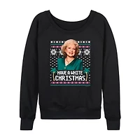 Womens Boat Neck Long Sleeve Regular Fit Graphic T-Shirt