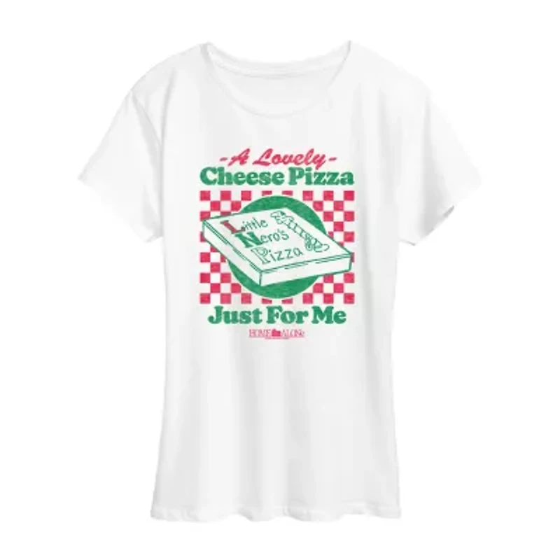 Womens Crew Neck Short Sleeve Regular Fit Graphic T-Shirt