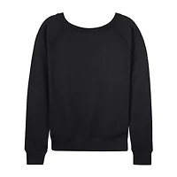 Womens Round Neck Long Sleeve Regular Fit Graphic T-Shirt