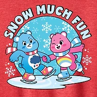 Womens Crew Neck Short Sleeve Regular Fit Care Bears Graphic T-Shirt