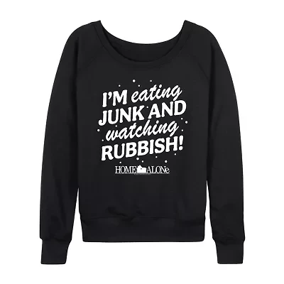 Womens Crew Neck Long Sleeve Regular Fit Graphic T-Shirt