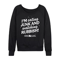 Womens Crew Neck Long Sleeve Regular Fit Graphic T-Shirt