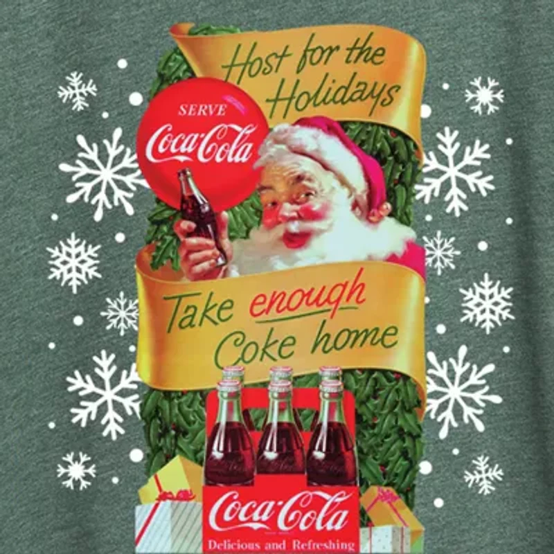 Classic Bottles Womens Crew Neck Short Sleeve Regular Fit Graphic T-Shirt