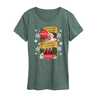 Womens Crew Neck Short Sleeve Regular Fit Graphic T-Shirt