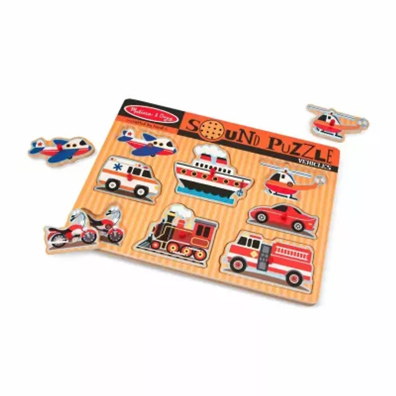 Melissa & Doug Vehicles Sound Puzzle