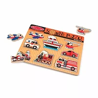 Melissa & Doug Vehicles Sound Puzzle