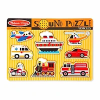Melissa & Doug Vehicles Sound Puzzle
