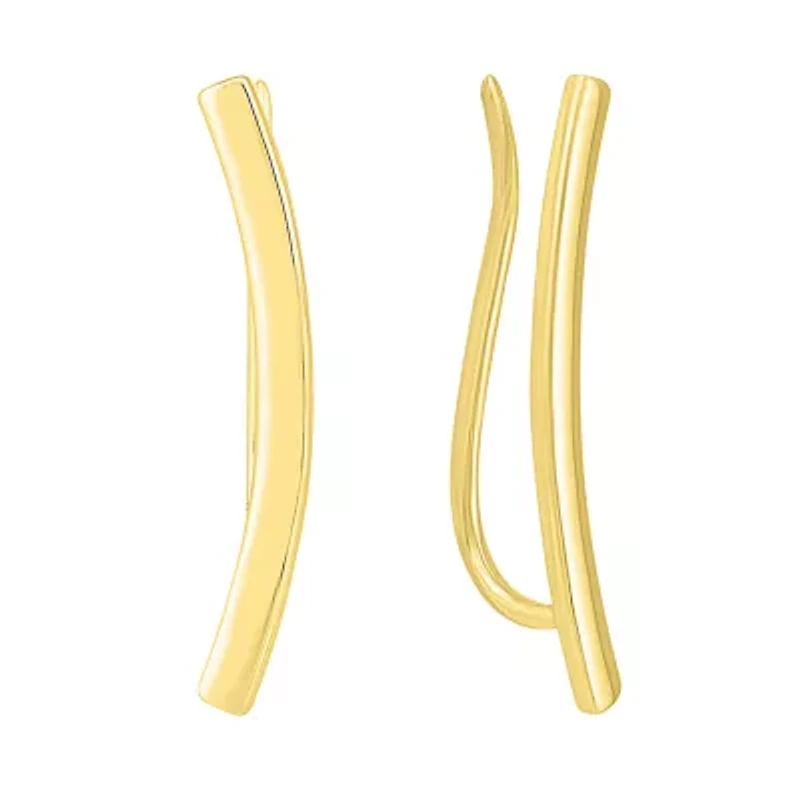 Womens 10K Gold Ear Climbers