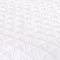 Queen Street Excellence 233 Thread Count Cotton Top Allergen Barrier Waterproof Mattress Pad