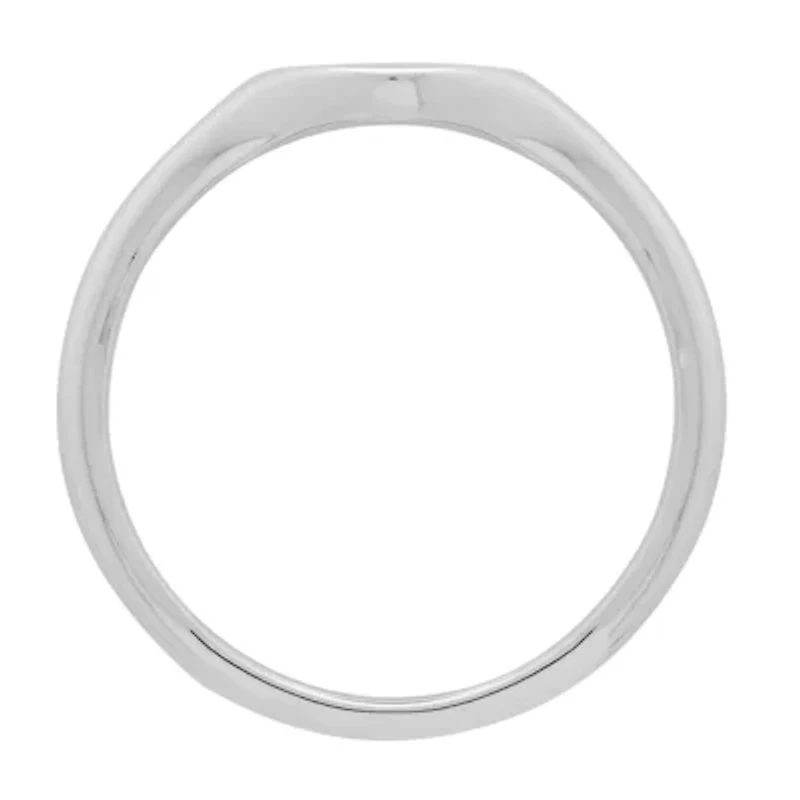 Womens Sterling Silver Signet Rings