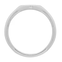 Womens Sterling Silver Signet Rings