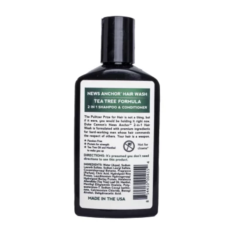 Duke Cannon Anchor 2-In-1 Tea Tree Shampoo 10 oz.