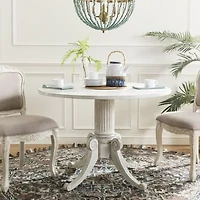 Forest Collection Round Wood-Top Dining Table