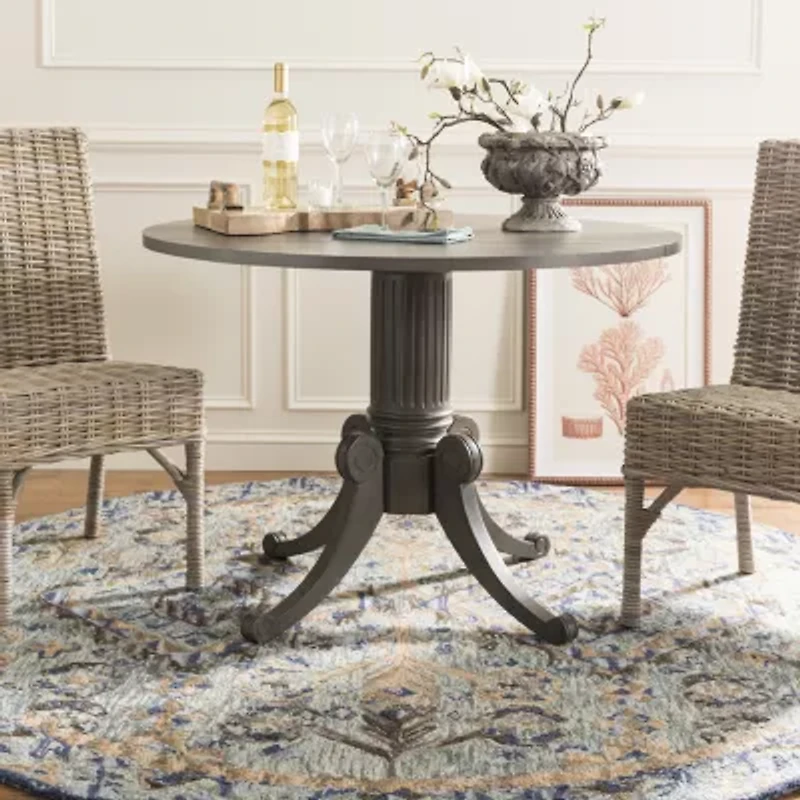 Safavieh Forest Collection Round Wood-Top Dining Table
