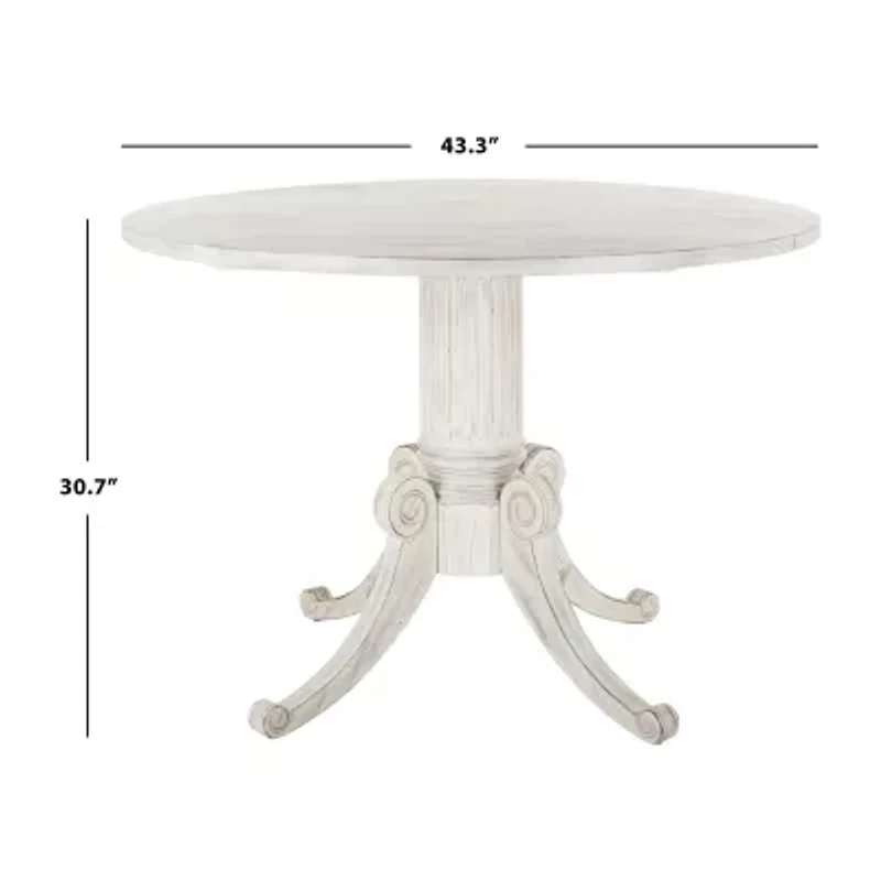 Forest Collection Round Wood-Top Dining Table