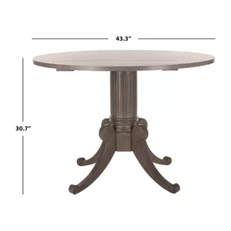 Safavieh Forest Collection Round Wood-Top Dining Table