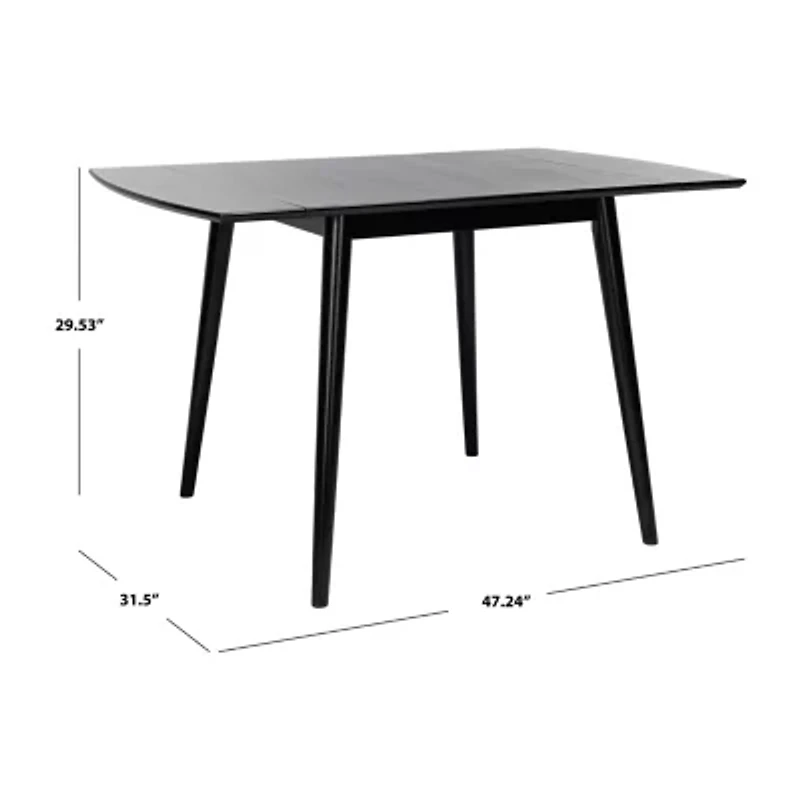 Safavieh Kaylee Collection Rectangular Wood-Top Dining Table