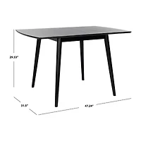 Safavieh Kaylee Collection Rectangular Wood-Top Dining Table